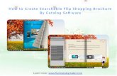 How to Create Searchable Flash Shopping Brochure by Catalog Software