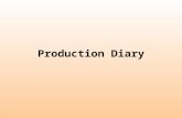 Production diary