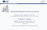 eGovernment research in the EU member states