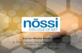 Nossi College of Art 40th Anniversary Social Media Workshop