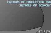 Factors of production and sectors of ecomony