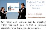 Trademark Class 35 | Advertising and Business