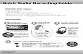 A Quick Audio Recording Guide for Journalists