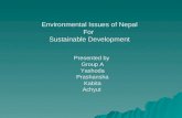 Environmental issues of nepal for sustainable development