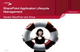SSUG: SharePoint Application Lifecycle Management