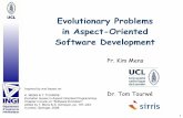 Evolutionary Problems In Aspect Oriented Software Development Ercim