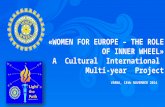 WFE6  A SHORT HISTORY OF THE PROJECT WOMEN FOR EUROPE THE ROLE OF INNER WHEEL