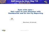SAPience.be User Day 13 - Keneos - Eyes wide open Get a grip on your business