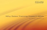 Why Sales Training Doesn't Work