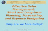 Master Hogan Copy   2012 Update    Effective Sales Management Planning Forecasting Budgeting