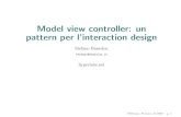 Model view controller: un pattern per l’interaction design