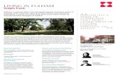 Living in Fulham, London, SW6