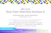 Real Time Detection Systems II at #AIHce 2014