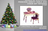 Levels of discovery princess vanity table and chair set review