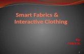 Smart Fabrics &  Interactive Fabrics