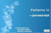 Patterns In-Javascript