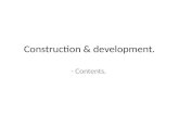 Construction & development contents