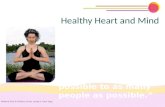 Healthy Heart and mind, yoga, presentation project review 2