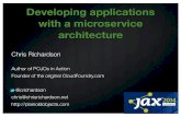 #JaxLondon keynote: Developing applications with a microservice architecture