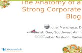 Anatomy of a Strong Corporate Blog