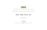 Secondary Science Syllabus