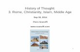 History of Thought - Part 3 - From Rome to the Middle Ages
