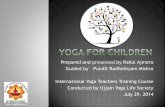 Yoga for children final