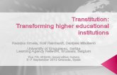 Transtitution: Transforming educational institutions