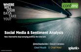 Social media & sentiment analysis   splunk conf2012