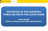 Aleida Alcaide, European cloud partnership. Iniatives of the European Public sector in the cloud scene