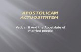 Apostolate Of Married People