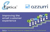 Eptica-Azzurri: Webinar Improving the Email Customer Experience