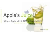 Apple’s Juice - What's Driving Their Strategic Value by Richard D. Smith, CEO, SMITH-TRG
