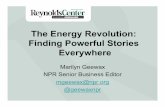 The Energy Revolution: Finding Powerful Stories Everywhere by Marilyn Geewax