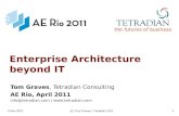 AE Rio 2011 - Enterprise Architecture Beyond Information Technology