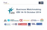 IZB 2015 Business Matchmaking