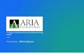 Aria Funding Finances Network Marketing Programs