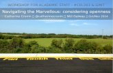 WORKSHOP: Navigating the Marvellous - considering openness