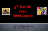 Jazz web quest