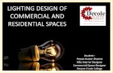 Pawan kumar sharma MSc Interior Design ( Lighting Project)