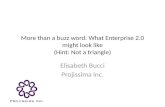 Symposium CONF403 : Not Just a Buzz Word: What Entreprise 2.0 Might Look Like (Hint: It Won't Be a Triangle)