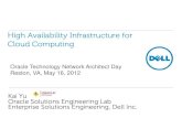 High Availability Infrastructure for Cloud Computing