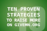 10 Proven Strategies to Raise More Money on GiveMN