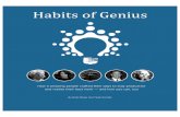 Habits of genius