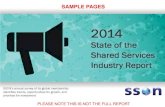 [TEASER] 2014 State of the Shared Services Industry Report