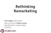 Rethinking Remarketing