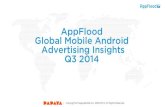 AppFlood Global Mobile Android Advertising Insights Q3 2014