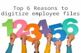 Top 6 Reasons to Digitize Employee Files
