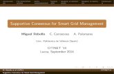 ￼Supportive consensus for smart grid management