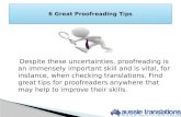 6 Great Proofreading Tips